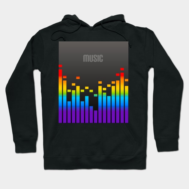 Music Equalizer Hoodie by RENAN1989